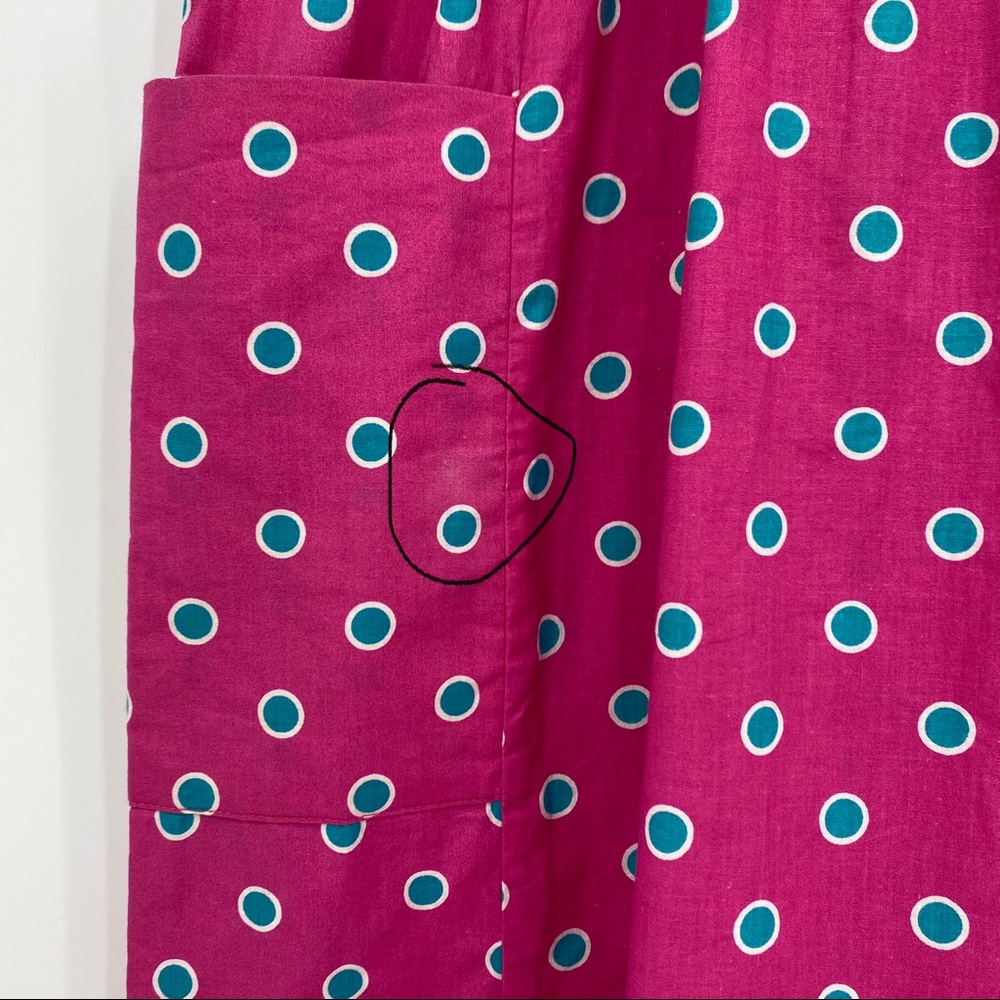 Vintage retro house dress polka dots Gilligan O’Malley - Picture 12 of 14